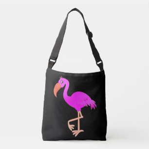 Ajustable Sac carrossable Flamant rose rose Couleurs personn