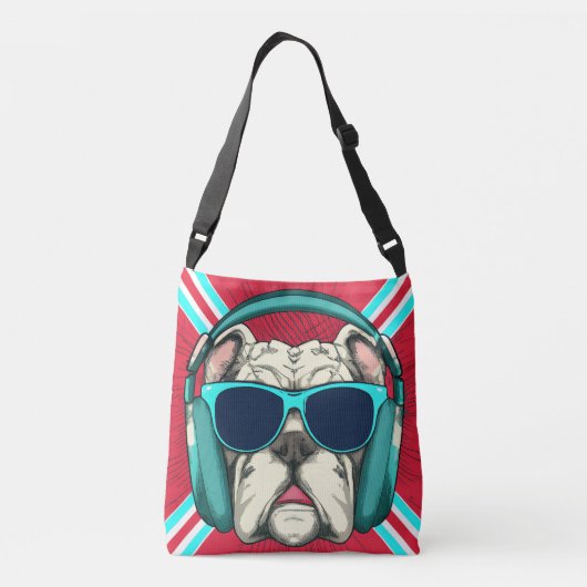 Ajustable Sac carrossable Groove Pup tout-sur-impression (Dos)