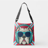 Ajustable Sac carrossable Groove Pup tout-sur-impression (Devant)