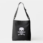 Ajustable Sac carrossable noir en os (Dos)