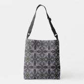 Ajustable Sac carrossable noir et blanc (Dos)