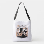 Ajustable Sac - Chat noir (Dos)