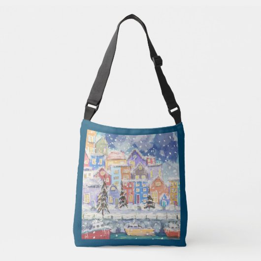 Ajustable Sac Coss-Body Réversible De Port Sécurisé (Devant)
