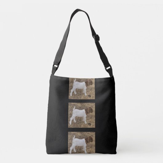 Ajustable Sac croisé avec chèvre de bébé (Dos)