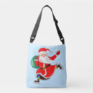 Ajustable Sac crossbody de Noël avec cadeau du Père Noël