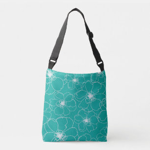 Ajustable Sac Crossbody Fleurs de danse
