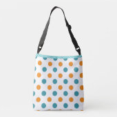 Ajustable Sac Customisé bleu et orange (Dos)