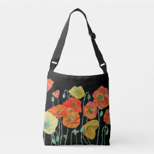 Ajustable Sac d'aquarelle orange et noir