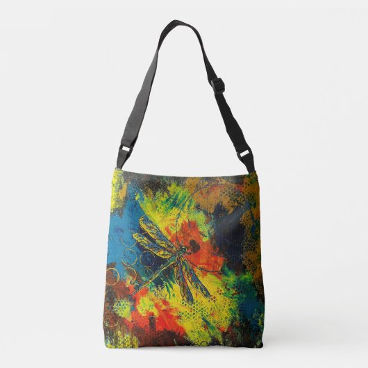 Ajustable Sac d'art Abstrait de libellule carrosserie (Dos)