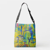 Ajustable Sac d'art Abstrait de libellule carrosserie (Dos)