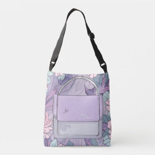 Ajustable Sac de beauté lavande art IA