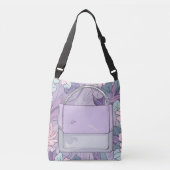Ajustable Sac de beauté lavande art IA (Devant)