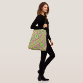 Ajustable Sac de carrossage vert à fleurs de Bell rétro Mand (Sur le modèle)