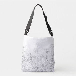 Ajustable Sac de carrosserie avec Fleurs sauvages dessinés a