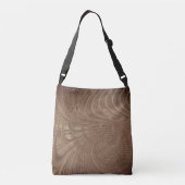 Ajustable Sac de carrosserie Brown Waves Abstrait (Dos)