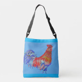 Ajustable Sac de carrosserie carrossable rouge Rooster (Dos)