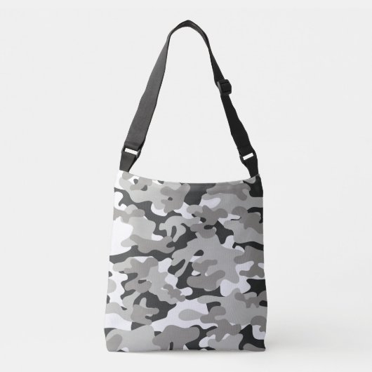 Ajustable Sac de carrosserie de camouflage noir et gris (Devant)