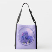Ajustable Sac de carrosserie de sirène de mer violet (Dos)