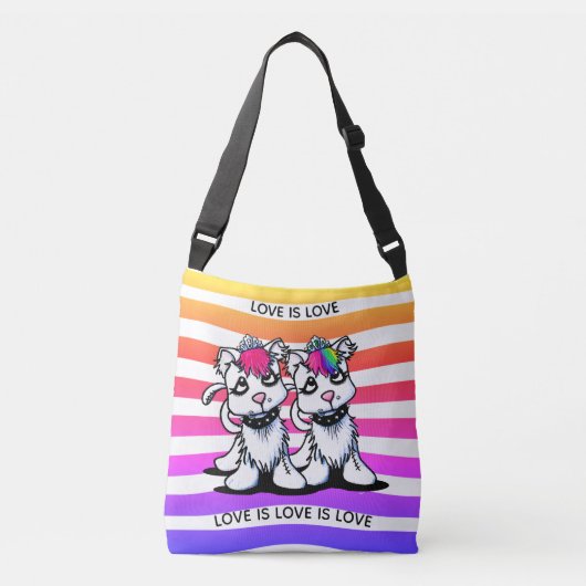 Ajustable Sac de carrosserie Rainbow Kitties (Devant)