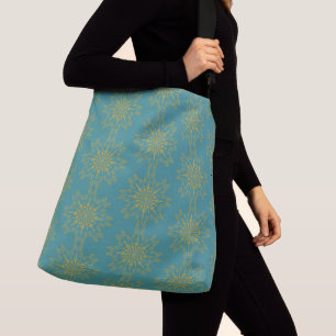 Ajustable Sac de carrosserie Turquoise de Mandala Retro