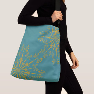 Ajustable Sac de carrosserie Turquoise de Mandala Retro