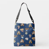 AJUSTABLE SAC DE CORBEILLE AMOUREUX DES CHIENS (Dos)