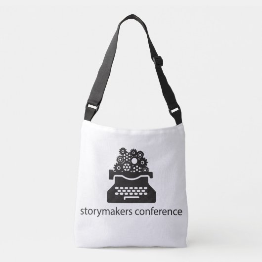 Ajustable Sac de Crossbody avec le logo noir (Devant)