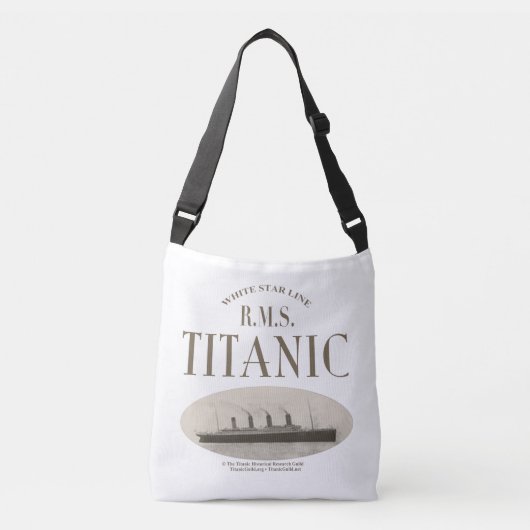 Ajustable Sac de fantôme Titanic Séphia/White Crossbody (Devant)