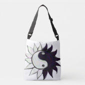 Ajustable Sac d'épaule de fleur de Yin-Yang (Devant)