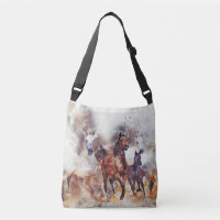 sac élégant à l'image de chevaux