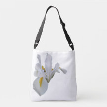 Sac en Iris blanc et jaune par KABFA Designs