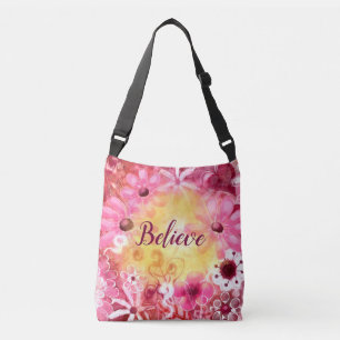 Ajustable Sac Fantaisiste Floral Croire Inspirant Bohème