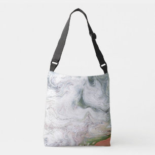 Ajustable Sac fourre-tout abstrait aigle moelleux blanc
