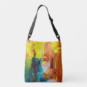 AJUSTABLE SAC FOURRE-TOUT ABSTRAIT COLORÉ (Dos)