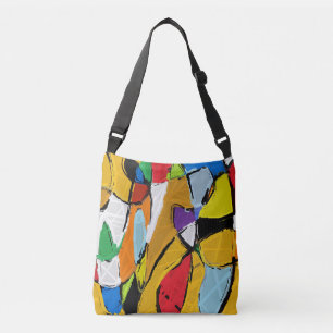 Ajustable Sac fourre-tout Abstrait jaune