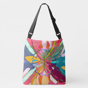 Ajustable Sac fourre-tout artistique à la géométrie