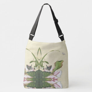 Ajustable Sac fourre-tout asiatique à nénuphar de papillon