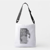 Ajustable Sac fourre-tout avec un message (Devant)