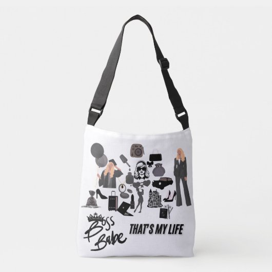 Ajustable Sac fourre-tout Babe Boss (Devant)