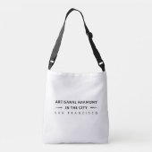 Ajustable Sac fourre-tout (blanc) (Dos)