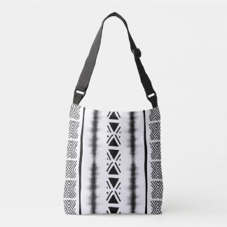 Ajustable Sac fourre-tout blanc design africain