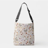 Ajustable Sac fourre-tout bohème avec impression intégrale, (Devant)