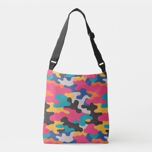 Ajustable Sac fourre-tout camouflage vibrant (Devant)
