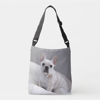 Ajustable Sac fourre-tout crème à Frenchie