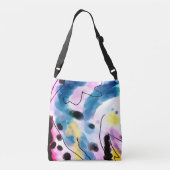 Ajustable Sac fourre-tout d'art Abstrait funky (Dos)