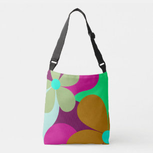 Ajustable Sac fourre-tout d'art floral abstrait