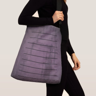 Ajustable Sac fourre-tout de carrosserie Abstrait Eggplant