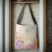 Ajustable Sac fourre-tout de carrosserie de monogramme flora