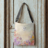 Ajustable Sac fourre-tout de carrosserie de monogramme flora