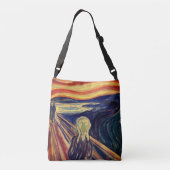 Ajustable Sac fourre-tout de femmes avec le cri de Munch (Dos)
